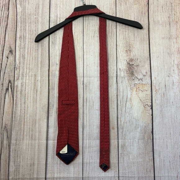Ermenegildo Zegna Mens Silk Tie size NS - Picture 4 of 8